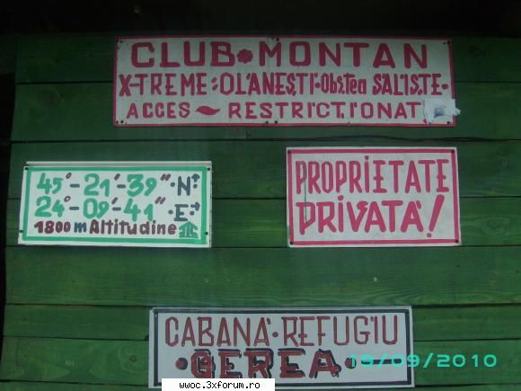19-20 cabana gerea - coordonatele locatiei pentru cine are - Intalniri la sfarsit de saptamana