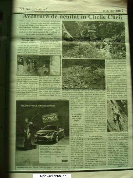 Cheile Cheii, weekend-ul 25-26 Aprilie - iata si un articol facut de un - Intalniri la sfarsit de saptamana