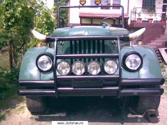 Gaz 69 modificat - "Cameleonul" - O ultima precizare : coarnele ce sunt fixate pe - Prezentare masini