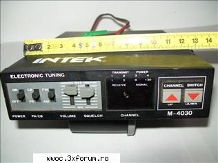 va mai primi in weekend si un cb intek m4030
cu un kit de antena 2m  de alta dar sa-l pot auzi pe